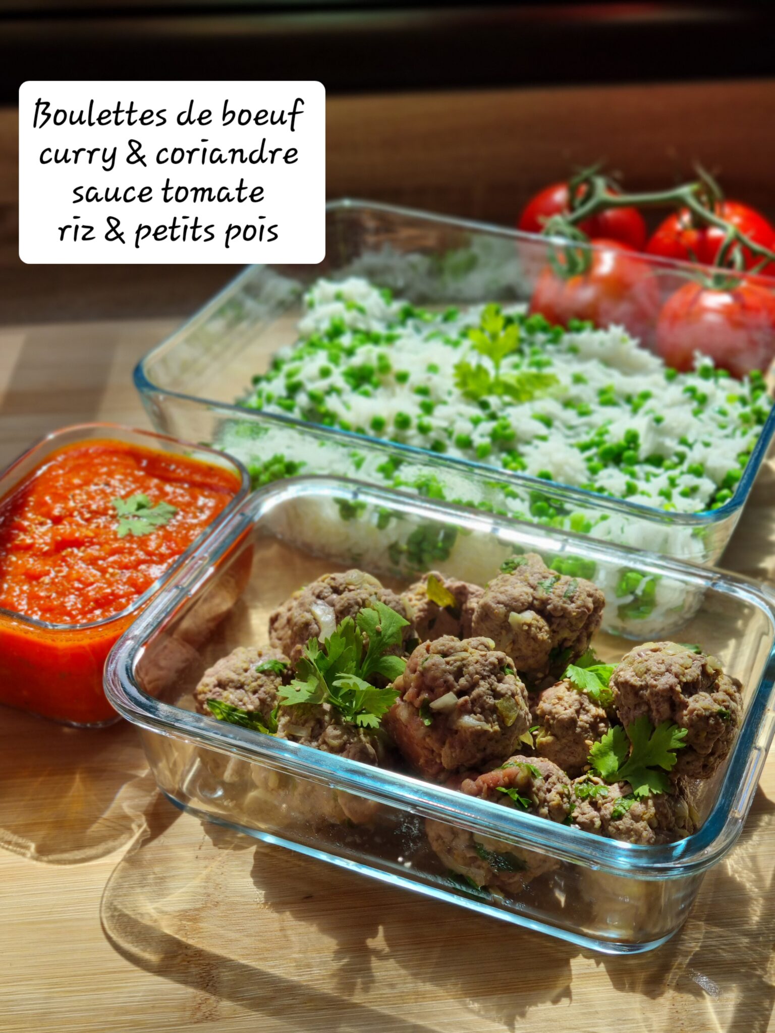 Boulettes-boeuf-riz-petits-pois