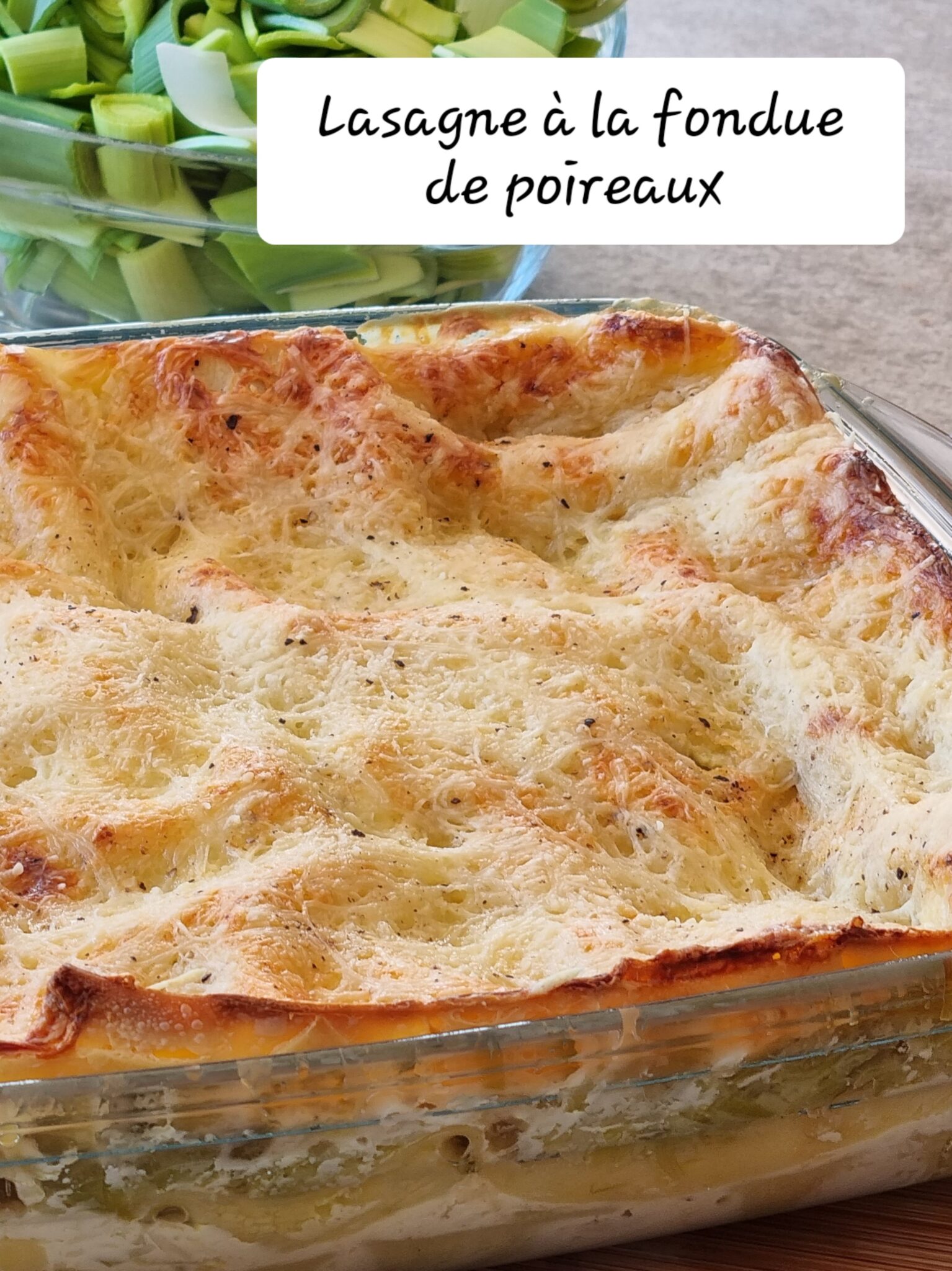 Lasagne-poireaux