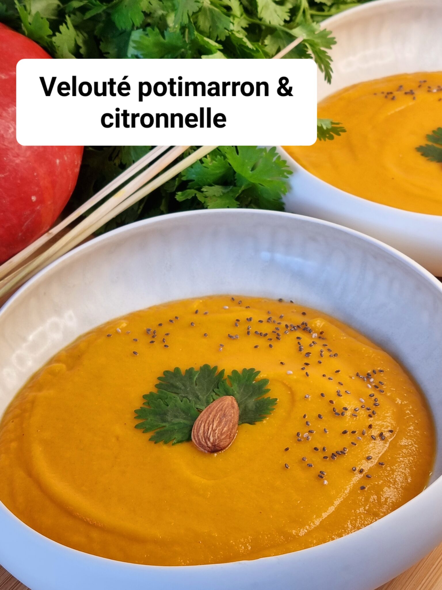 Veloute potimarron citronnelle